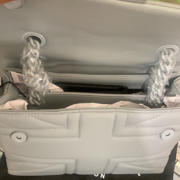 Kurt Geiger London Kensington Union Jack Leather Chain Strap Bag - Picture 6 of 16